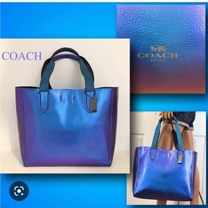 ❤️24 HOURS ONLY❤️Coach Hologram LARGE Derby Bag